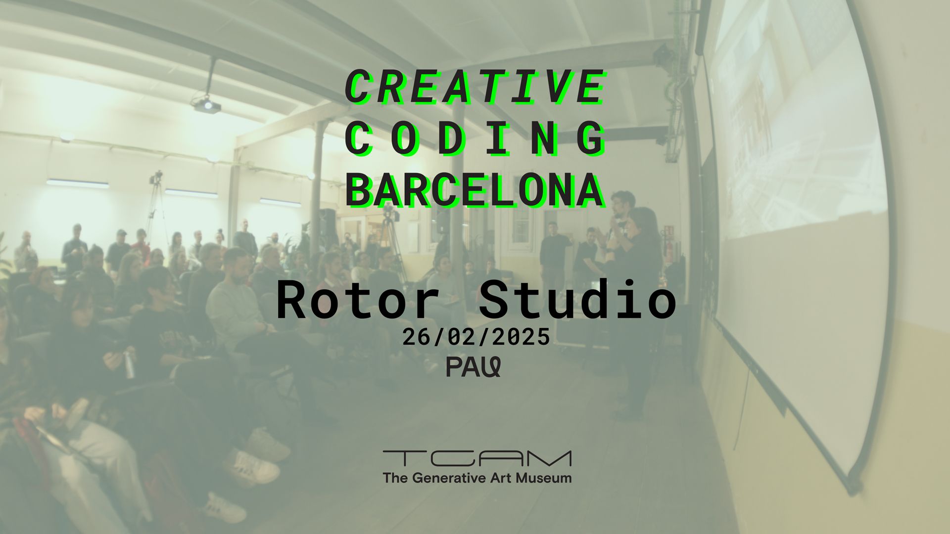 Creative Coding Barcelona with Rotor Studio